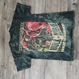 Avengers green Hulk VS Hulk Buster  short sleeve shirt